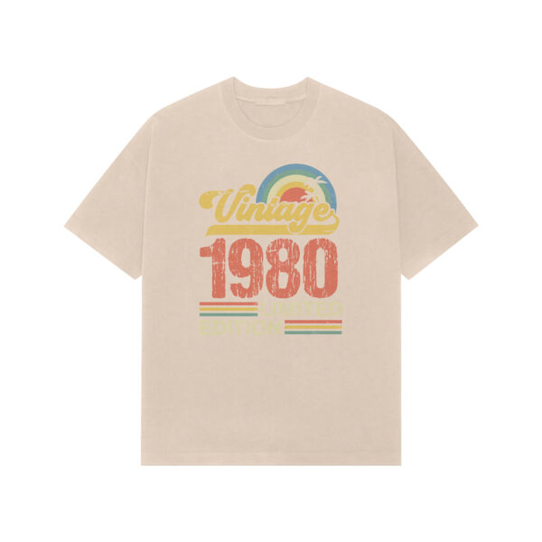 Vintage 1980 Oversized Tee - Image 2