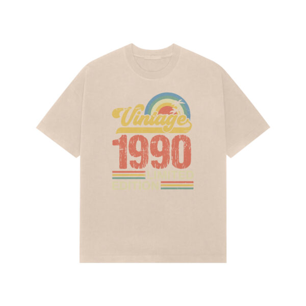 Vintage 1990 Oversized Tee - Image 3