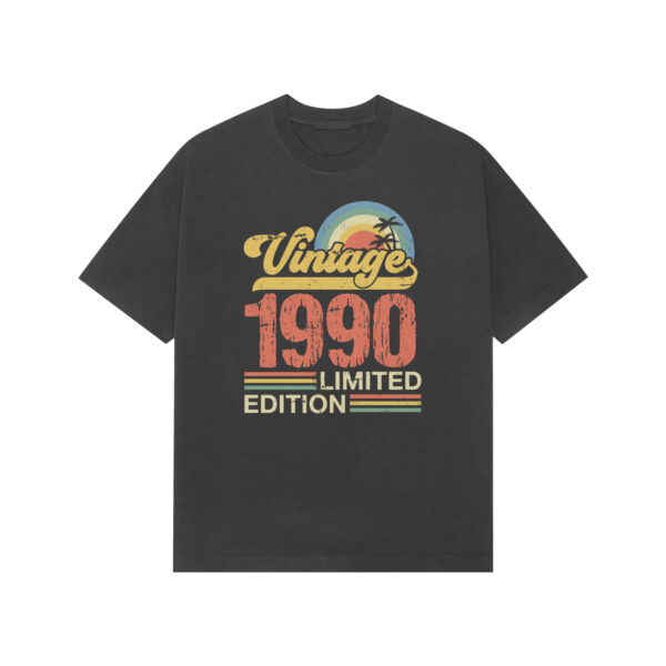 Vintage 1990 Oversized Tee - Image 5
