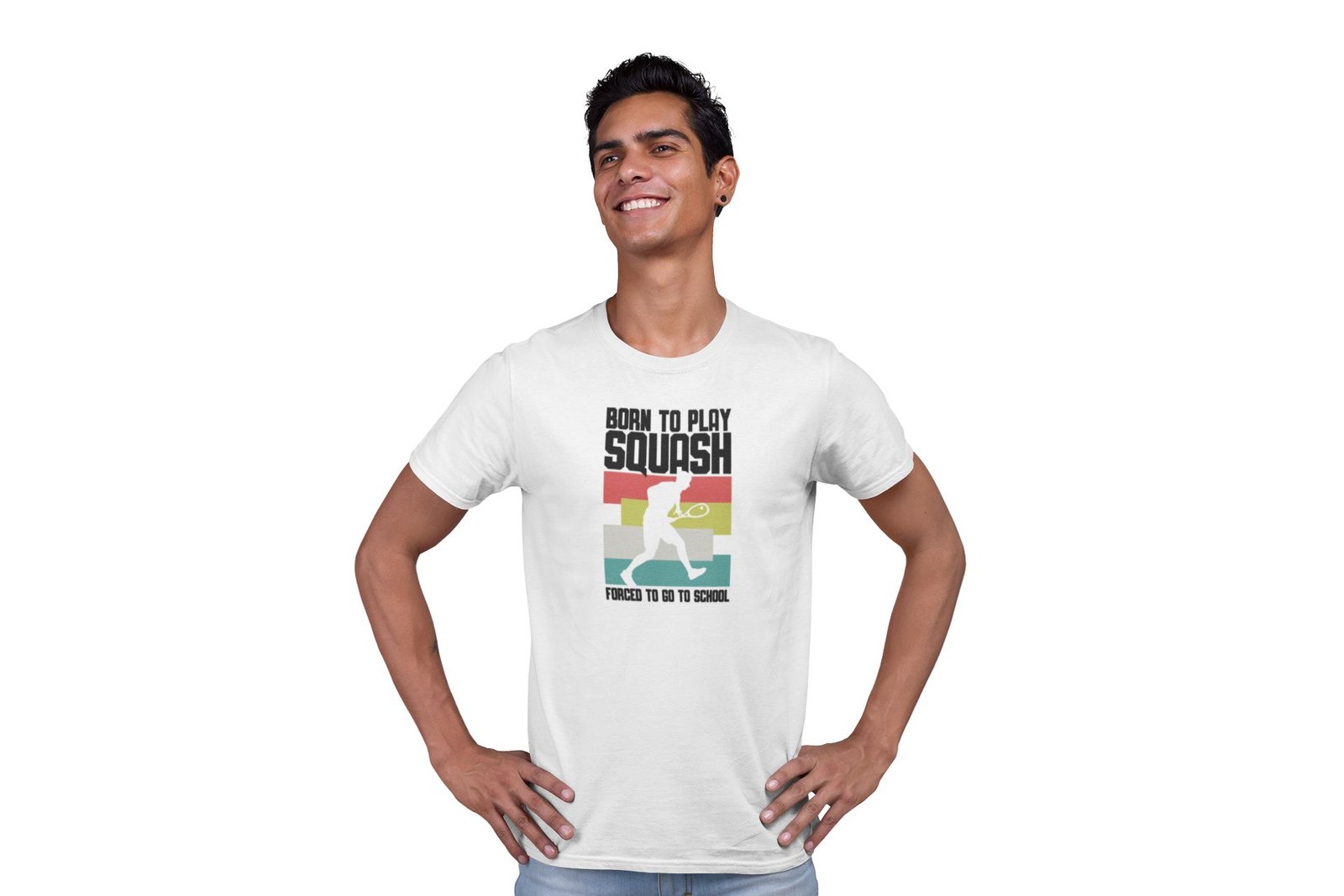 Born to play Squash Tshirt