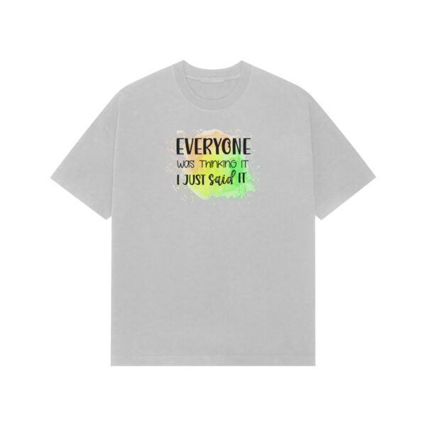 Sarcastic Oversized Tee - Image 2