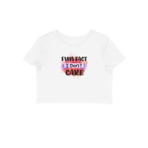 Sarcasm Crop Top