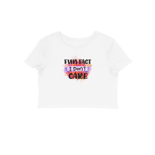 Sarcasm Crop Top