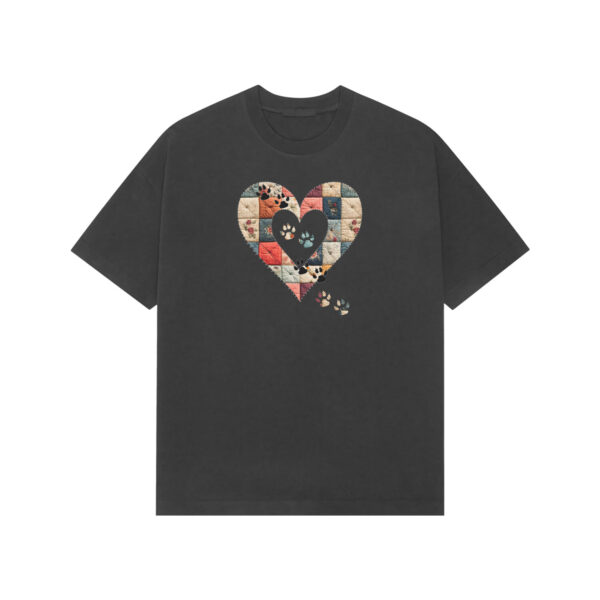 Heart Print Oversized Tee - Image 5
