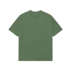 Plain Forest Green Oversized Tee