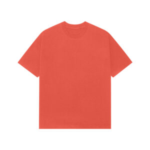 Plain Brick Red Oversized Tee