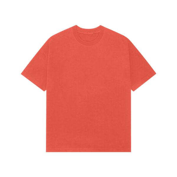 Plain Brick Red Oversized Tee