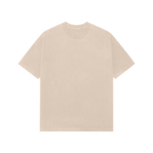 Plain Beige Oversized Tee