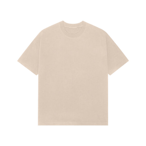 Plain Beige Oversized Tee