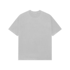 Plain Ash Grey Oversized Tee