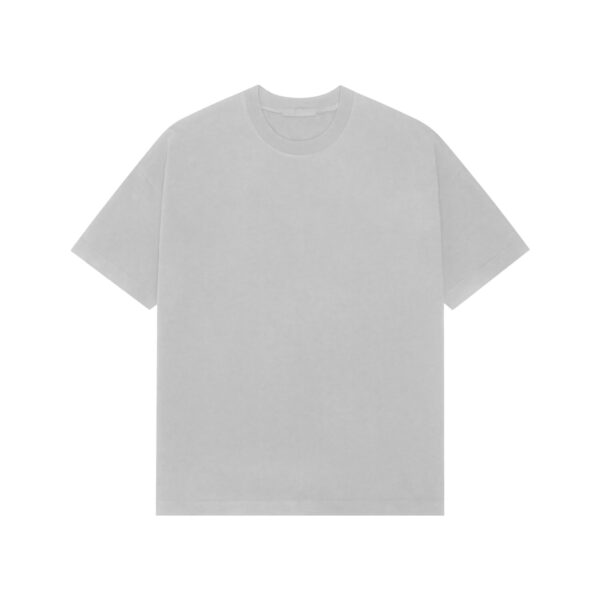 Plain Ash Grey Oversized Tee