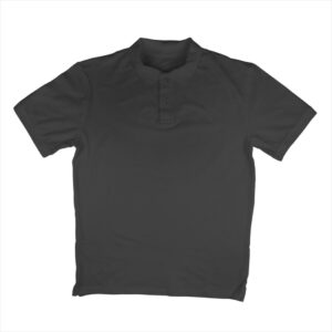 Plain Black Polo
