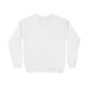 Plain White Sweatshirt