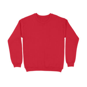Plain Red Sweatshirt