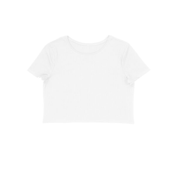 Plain White Crop Top