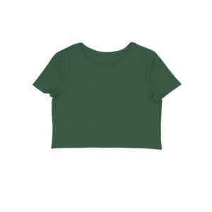 Plain Green Crop Top
