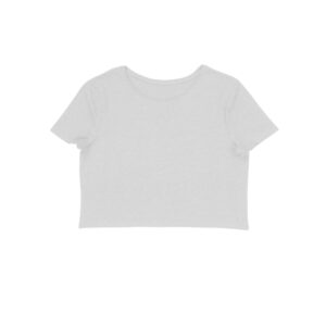 Plain Grey Crop Top