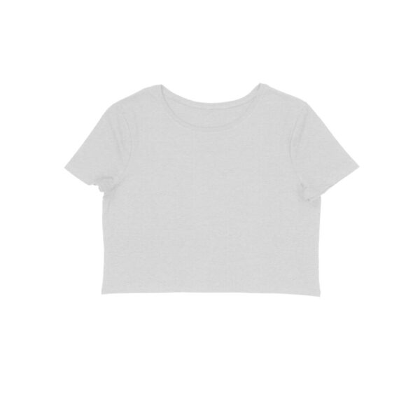 Plain Grey Crop Top