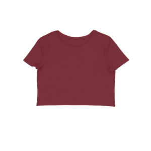 Plain Maroon Crop Top
