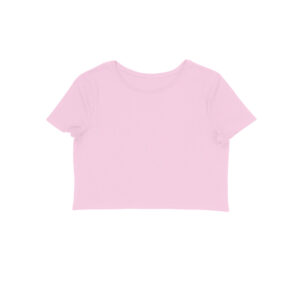 Plain Pink Crop Top