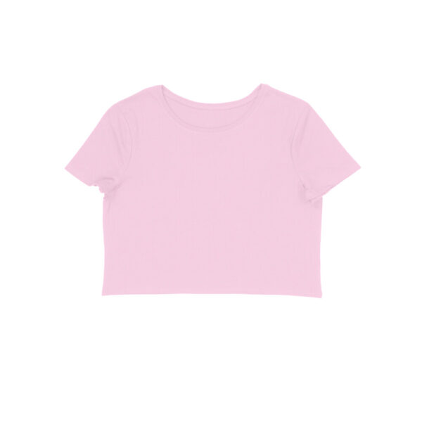 Plain Pink Crop Top
