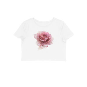 Pink Rose Crop Top