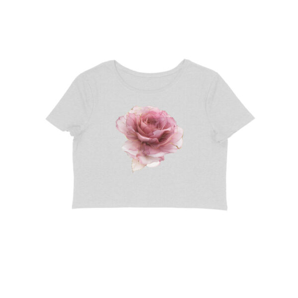 Pink Rose Crop Top - Image 2