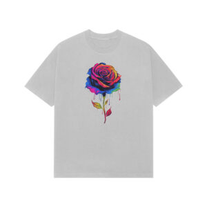 Trippy Rose Oversized Tshirt
