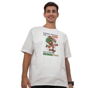 Skater Santa Oversized Tshirt