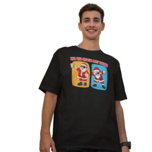 Dabbing Santa Oversized Tshirt