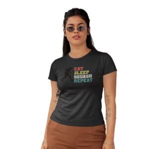 Eat Sleep Squash Repeat Woman Tshirt