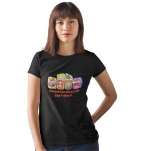 Christmas Drinks Woman Tshirt