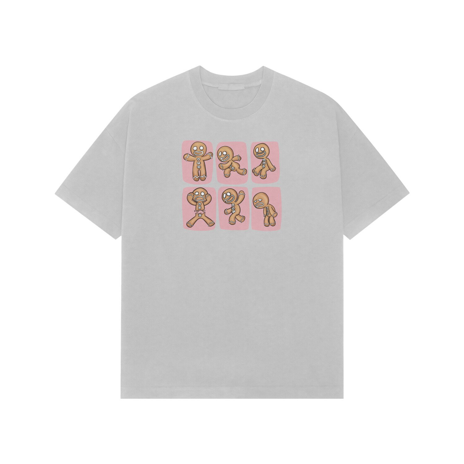 Pink Ginger Bread Boy Oversized Tshirt - Image 8