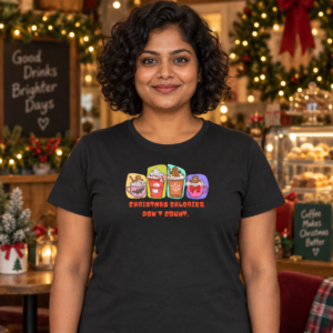 Christmas Drinks Woman Tshirt