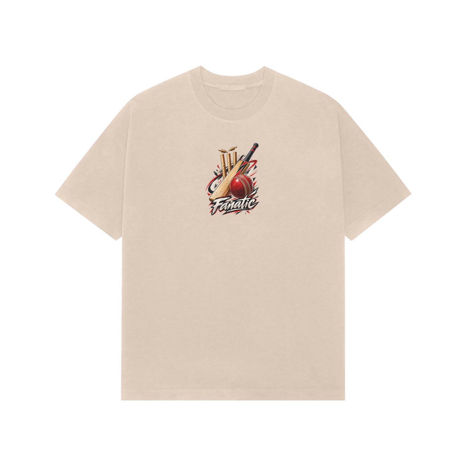 Cricket Fanatic Oversized Tshirt - Image 4