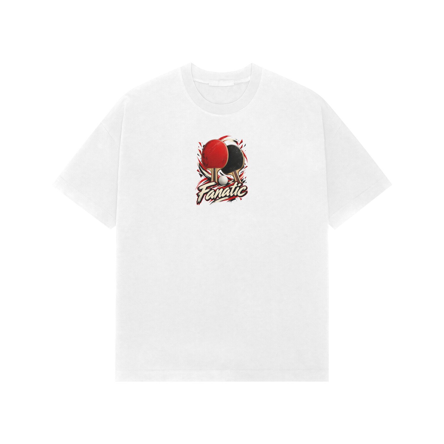 Table Tennis Fanatic Oversized Tshirt - Image 2
