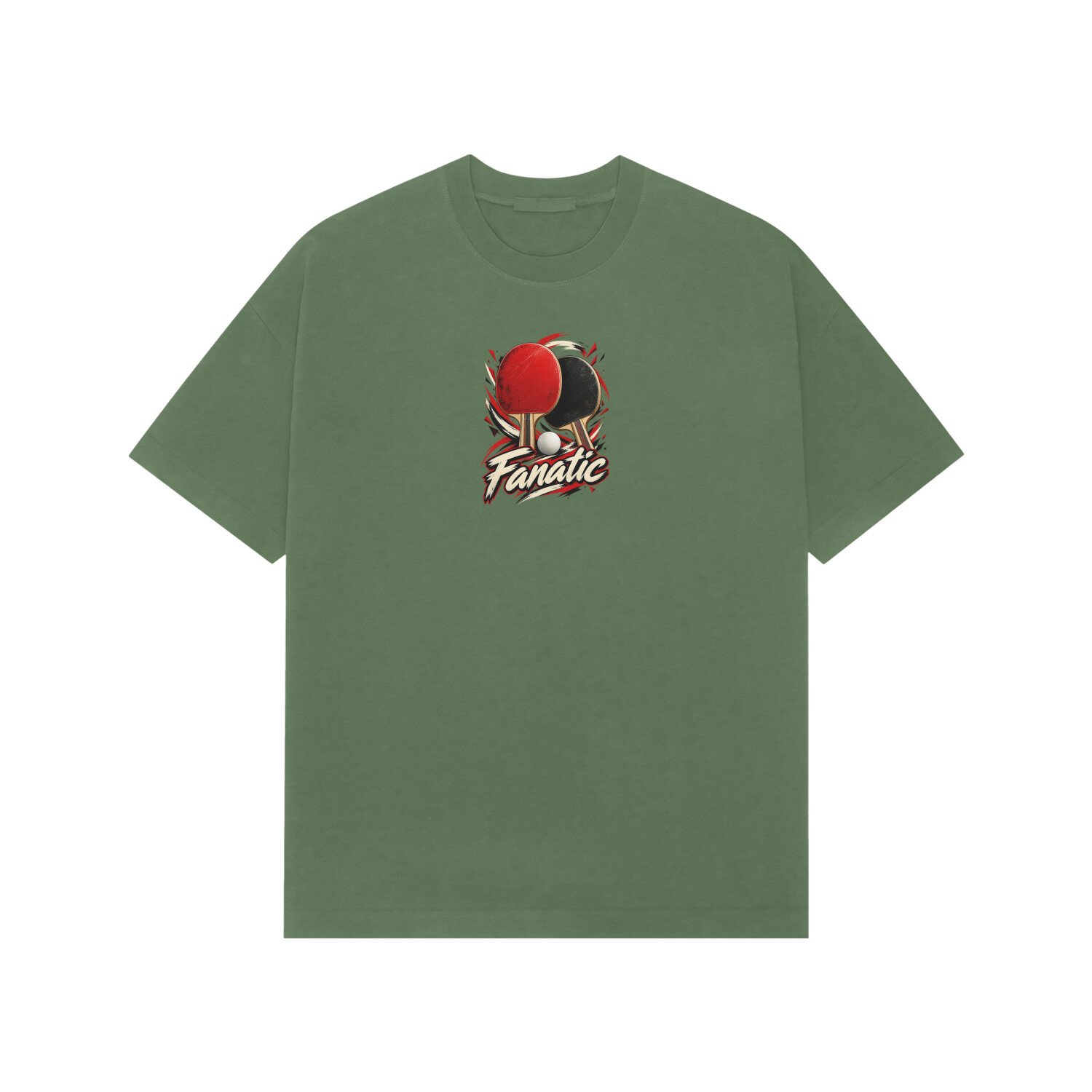 Table Tennis Fanatic Oversized Tshirt - Image 3