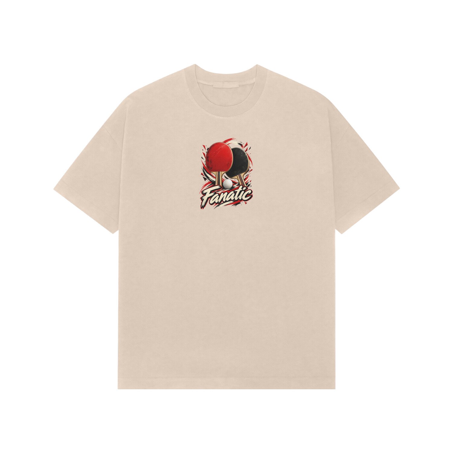 Table Tennis Fanatic Oversized Tshirt - Image 4
