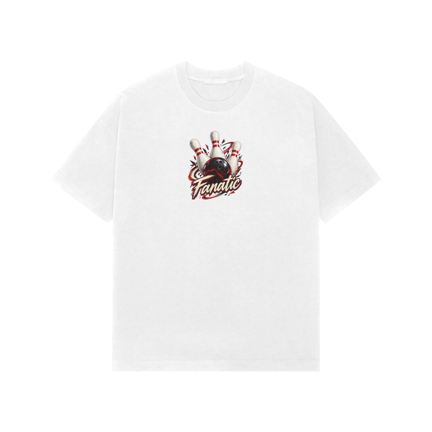 Bowling Fanatic Oversized Tshirt - Image 2