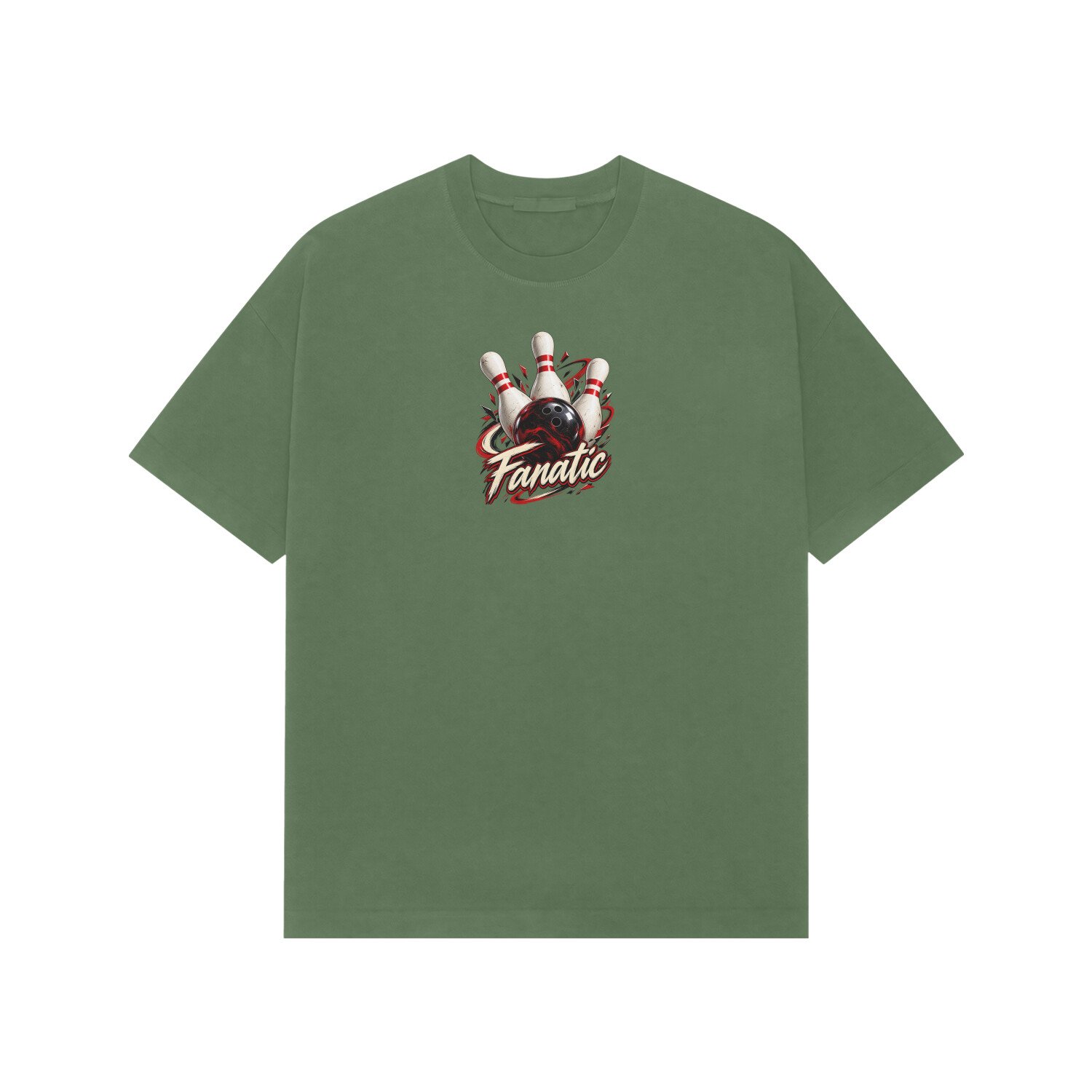 Bowling Fanatic Oversized Tshirt - Image 3