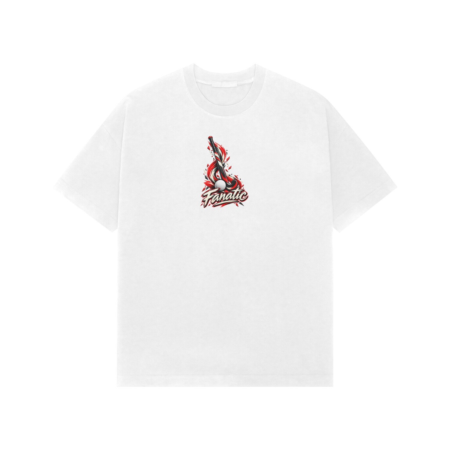Hockey Fanatic Oversized Tshirt - Image 2