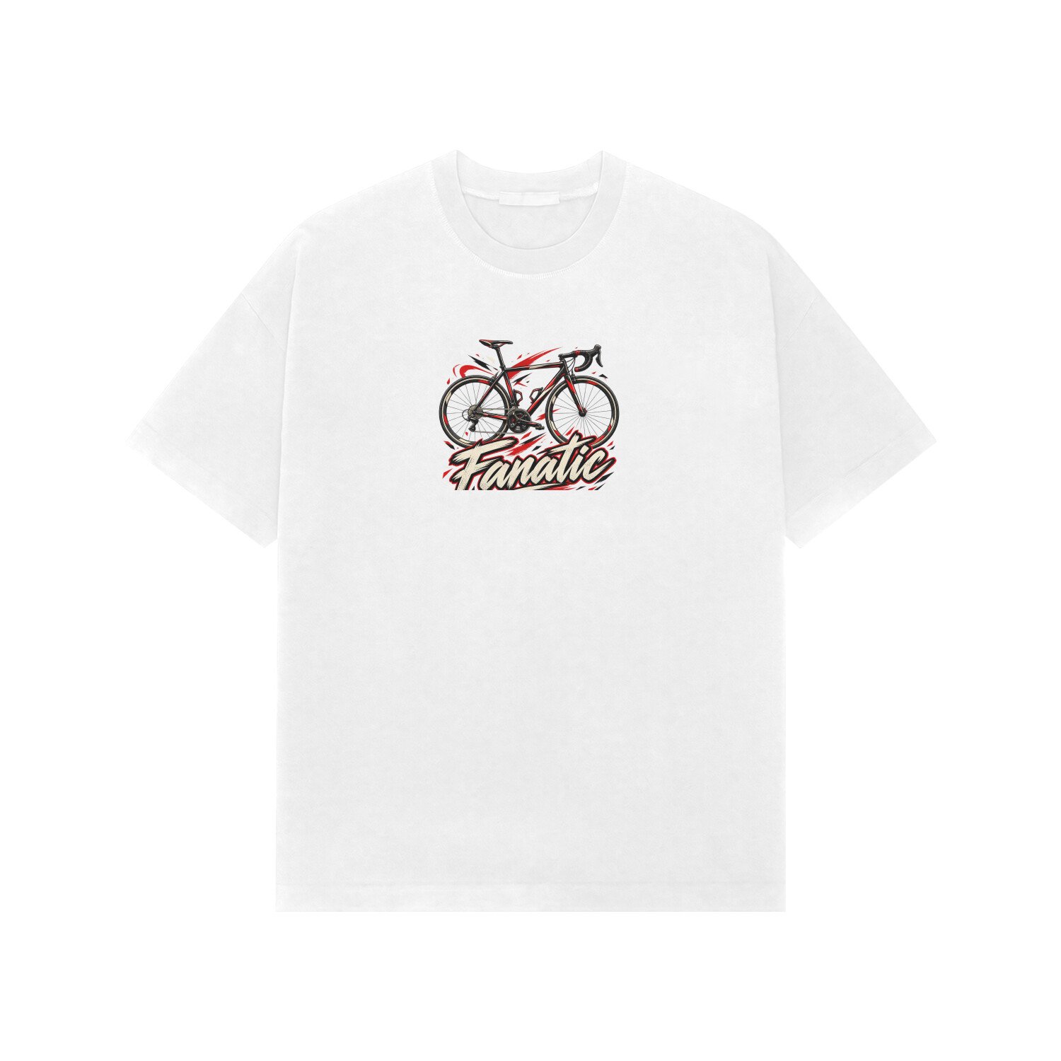 Cycling Fanatic Oversized Tshirt - Image 2