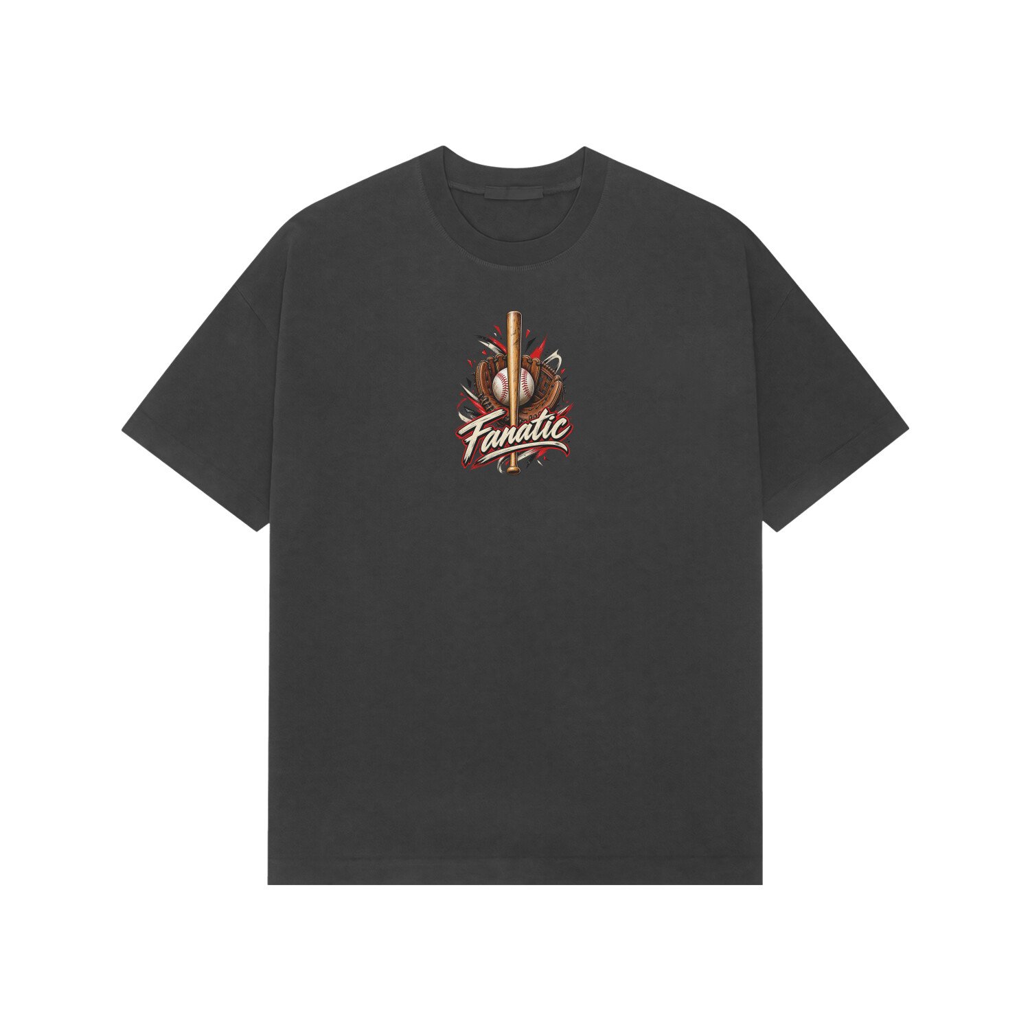 Baseball Fanatic Oversized Tshirt