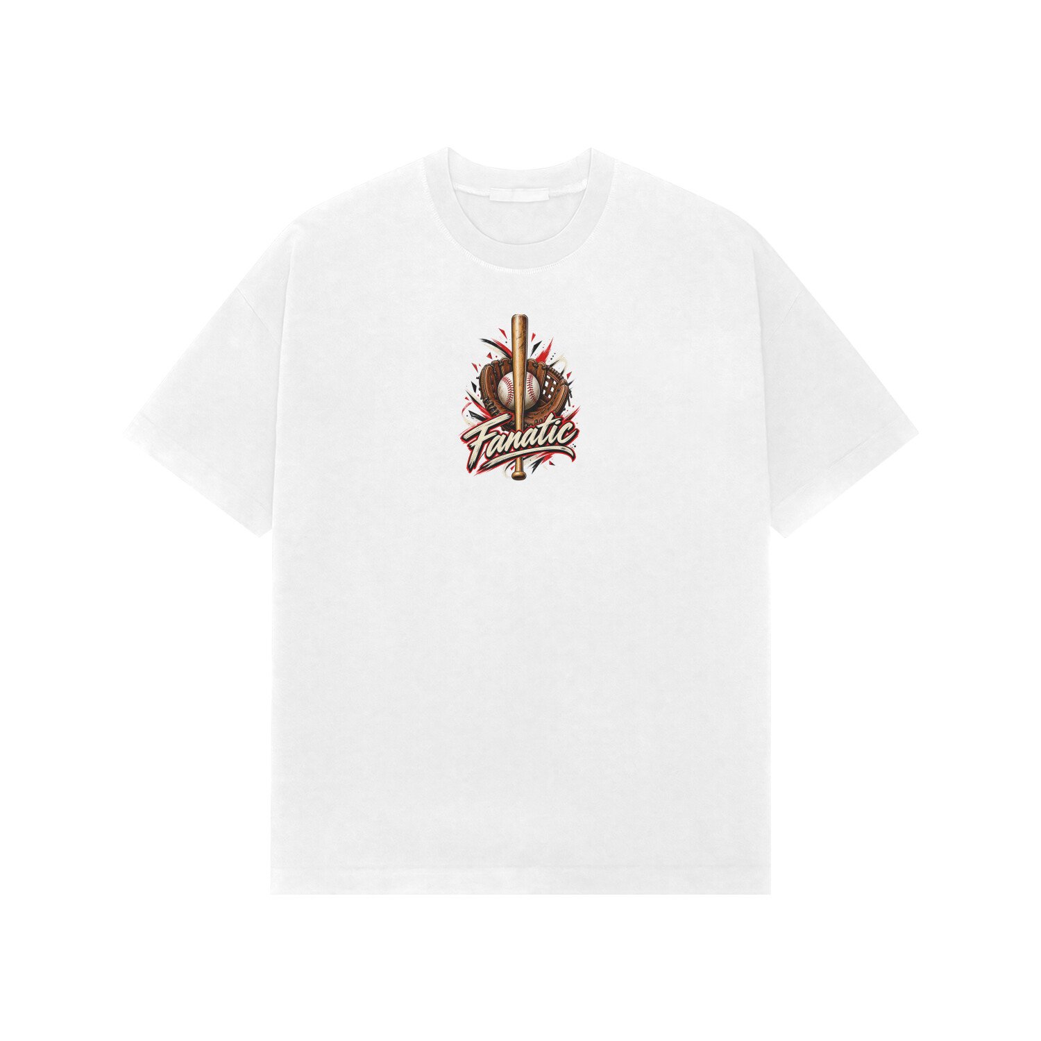 Baseball Fanatic Oversized Tshirt - Image 2