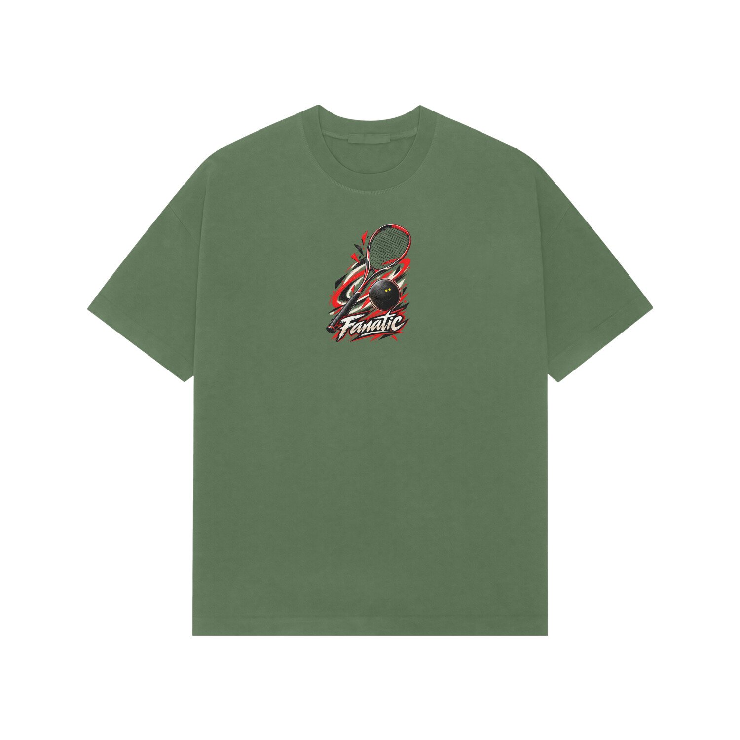 Squash Fanatic Oversized Tshirt - Image 3