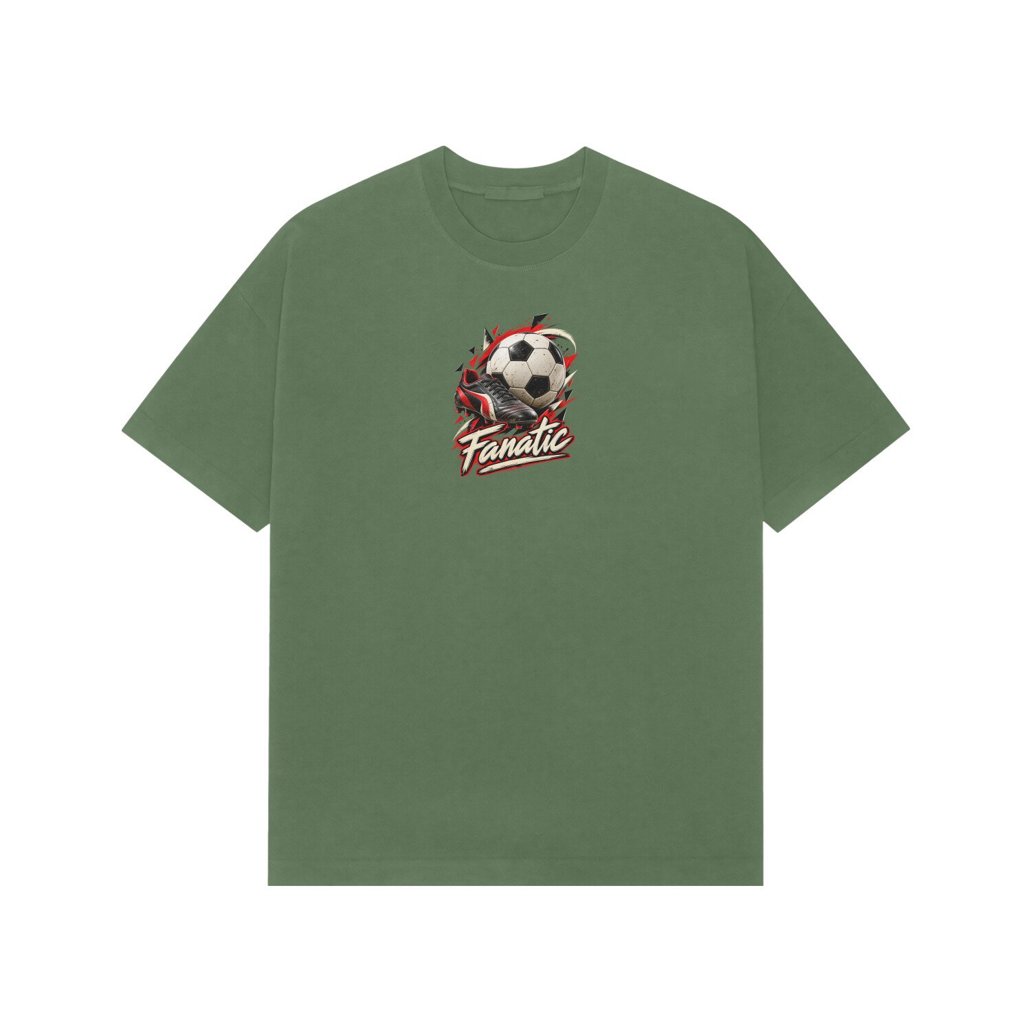 Football Fanatic Oversized Tshirt - Image 3