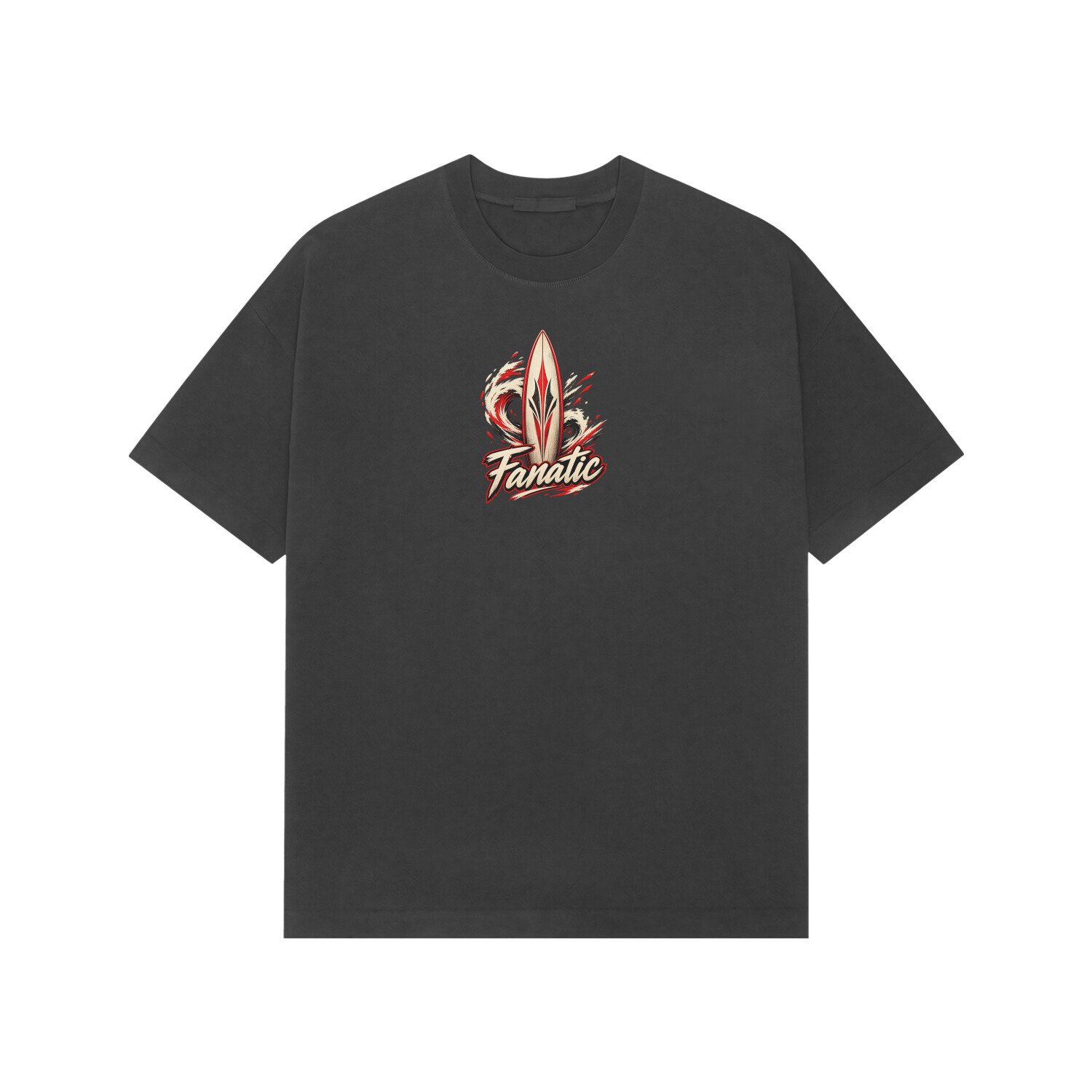 Surfing Fanatic Oversized Tshirt