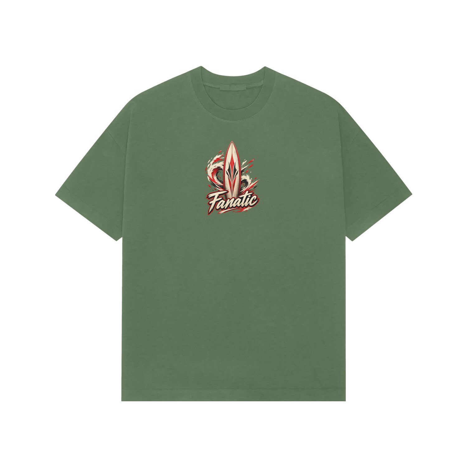 Surfing Fanatic Oversized Tshirt - Image 3