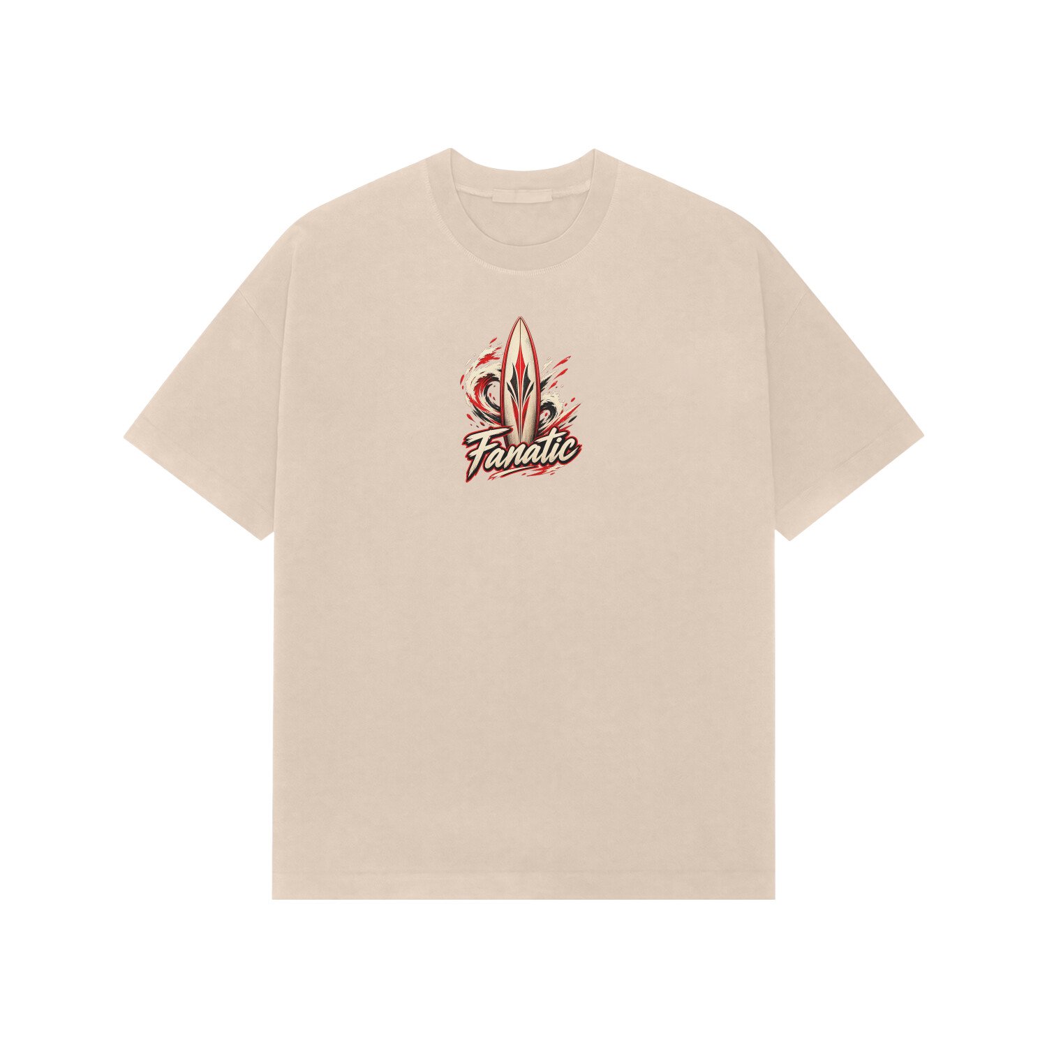 Surfing Fanatic Oversized Tshirt - Image 4