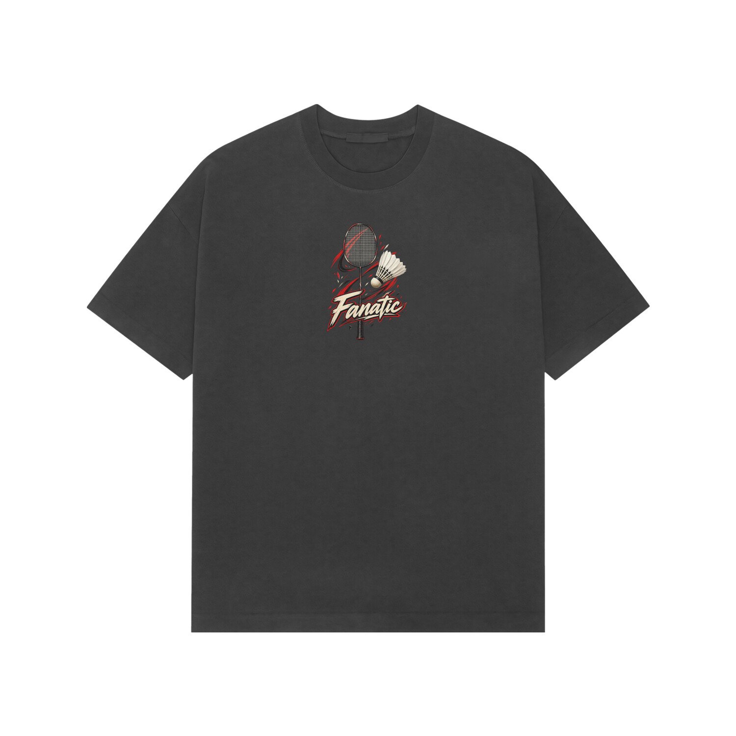 Badminton Fanatic Oversized Tshirt